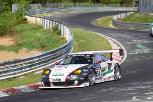 Jochen Krumbach und der Porsche 911 GT3 RSR von WTM-Racing Quelle: Hardy Elis