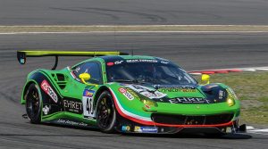 Erfolgreicher Test mit dem Ferrari 488 GT3