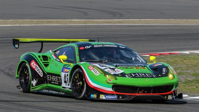 Erfolgreicher Test mit dem Ferrari 488 GT3